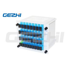 Buy cheap SC APC 1X32 FTTH Fiber Optical Splitter Insertion Type Card PLC Splitter LGX Cassette Plc Cassette Splitter from wholesalers