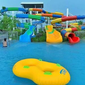 Buy cheap Outdoor Fiberglass Combination Spiral Water Slide Tube For Adults Weatherproof from wholesalers