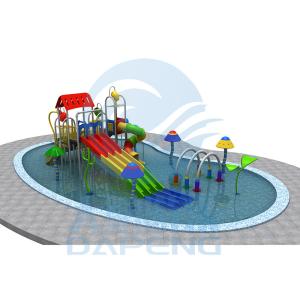 Buy cheap ODM Children Water Park Set Design Playground Giant Slide With Water Splash Pad For Kids from wholesalers