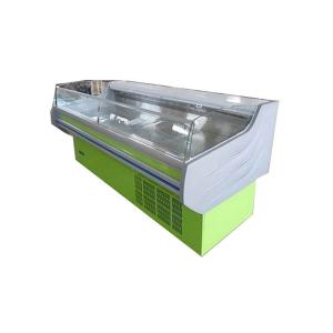 Buy cheap Commercial Open Glass Fresh Meat Showcase Deep Freezer Dynamic Cooling from wholesalers