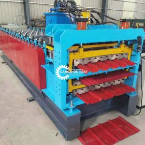 Buy cheap 8.5kw Hydraulic Three Layer Ibr Roll Forming Machine from wholesalers