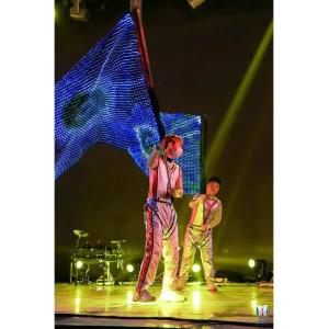 Buy cheap Foldable LED Magic Blanket with 16-bit Grayscale WiFi+4G Control and 433 Controller for High-Transparency Visual Displays from wholesalers