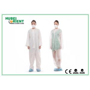 Buy cheap Disposable Non Woven Medical Suit Isolation Gown coveralls Without Hood from wholesalers