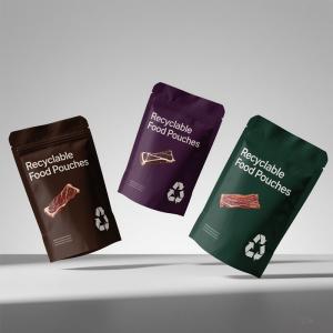 China Custom Printed 8-Side Flat Bottom Stand-Up Pouches With Degassing Valve on sale