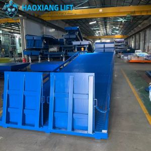 Buy cheap 15T Heavy Duty Hydraulic Mobile Dock Ramp - Anti-Slip Diamond Surface Forklift Compatible from wholesalers