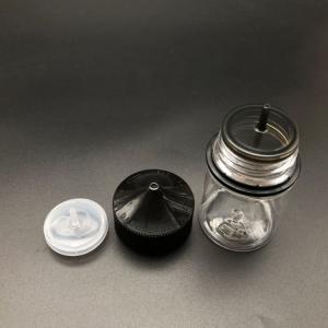 Buy cheap 60 Ml Squat / Slenderness PET Plastic Squeeze Dropper Liquid Use Bottle With Child Tamper Proof Lid from wholesalers