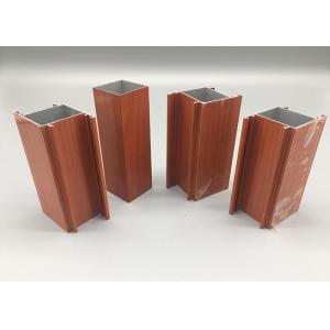 Buy cheap 6063 T4 Senegal Wood Finish Aluminium Profiles , Anodized Aluminum Extrusions from wholesalers