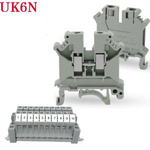 Buy cheap UK6N UK Series DIN Rail Screw Clamp Terminal Blocks from wholesalers