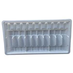 Buy cheap PET blister packaging tray 1ml 2ml water injection medicine ampoule tray customization from wholesalers