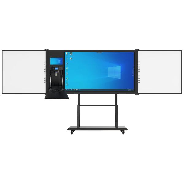Quality All in One Interactive Whiteboard with A Grade AG Panel Recordable Side Boards Ultra HD Resolution for sale