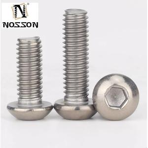 Buy cheap ANSI Standard 304 Stainless Steel 1 Inch Button Head Socket Cap Bolts Screws for INCH Measurement System Allen Hex Drive from wholesalers