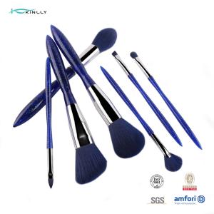 Buy cheap 7pcs Luxury Plastic Handle Makeup Brushes Customized Logo Cosmetic Brushes from wholesalers