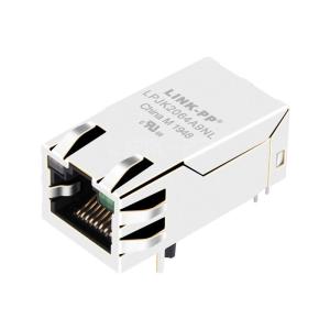 Buy cheap Pulse JK0-0177NL Compatible LINK-PP LPJK2064A9NL 100/1000 Base-T Tab Up Yellow&Green/Green Led 1x1 Port Shielded POE RJ45 Jack Connectors from wholesalers