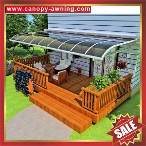high quality polycarbonate aluminium shelter canopy awning for backyard patio