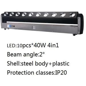 Protection class IP20 10pcs 40w Led Beam Moving Bar 4in1 Stage Lights For Disco