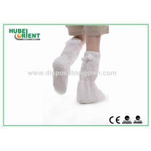 Buy cheap PP Coated CPE Disposable Boot Cover With Non Slip PVC Sole Disposable Use Boot Cover from wholesalers