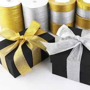 Buy cheap Hot sale personalized white ribbon for wrapping gold ribbon from wholesalers
