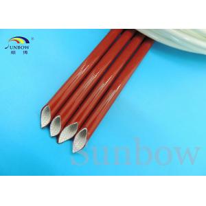 Buy cheap Elastomer Bonded To Silicone Fiberglass Sleeving High Temperature Wire Sleeve from wholesalers