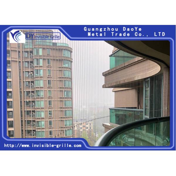 Quality Highrise House Balcony Grill , Invisible Balcony Protection Grill for sale