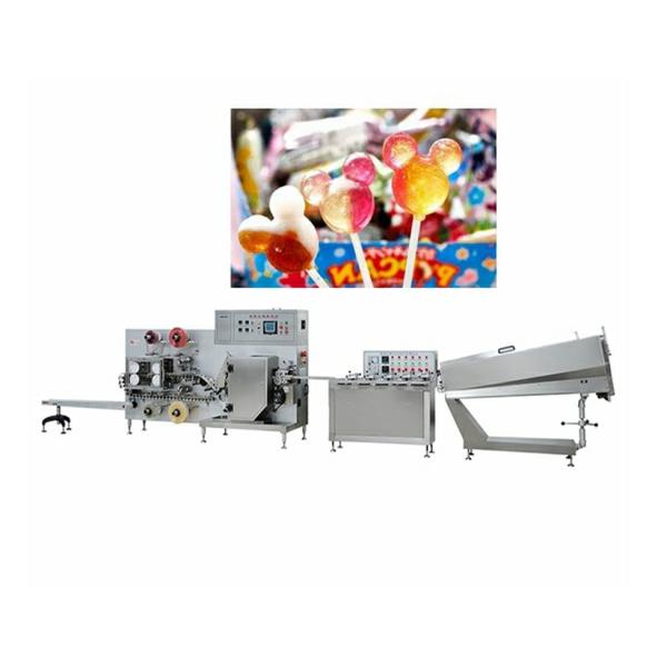 Quality Flat Lollipop Molding Candy Packaging Machine Capacity 200-600pcs / Min for sale