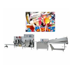 Buy cheap Flat Lollipop Molding Candy Packaging Machine Capacity 200-600pcs / Min from wholesalers