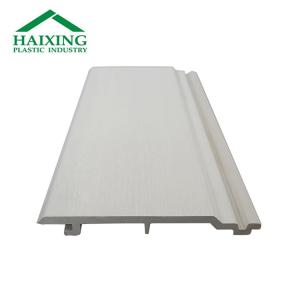 Outdoor Interlocking Wood Texture PVC Plastic Wall Panel with Modern Design