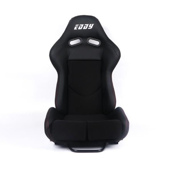 Quality Drag Circuit Drift Adjustable Racing Seat Leather With Knob Reclining for sale