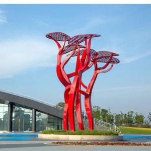 Buy cheap Traffic Circle Large Metal Outdoor Sculpture Abstract Decorative For Garden product