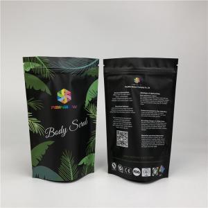 Buy cheap Cosmetic Ocean Bath Salt Matte Mylar Reusable Zip Pouches Standing Smell Proof from wholesalers