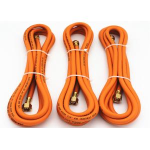 Buy cheap 1/4" Inch Flexible Propane Gas Hose , flexible gas hose Orange Color from wholesalers