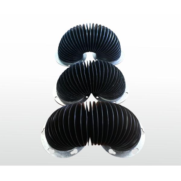 ELASTIC BELLOWS for lifting tables or round sewn to spiral springs to protect