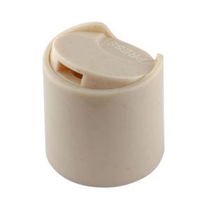 Buy cheap Custom Cylindrical 24/410 Smooth Plastic Bottle Cap, Press-type Cosmetic Top Cap product