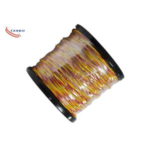 2*0.711mm Thermocouple Cable K Type With Fiberglass Insulation Withstanding 1000