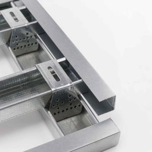 Buy cheap 60mm Width Gypsum Board Ceiling With Light Steel Galvanized Material from wholesalers