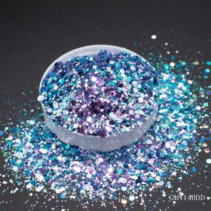 Buy cheap Diamonds Chameleon Glitter Flakes Mixed Photorefractive Chunky Paillette from wholesalers