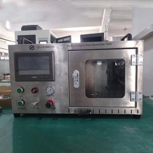 Buy cheap 45-degree flame spread rate burning test machine ASTM D1230 from wholesalers