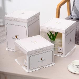 Buy cheap Customizable Paper Thickness Cake Packaging Boxes with CMYK / Pantone Printing from wholesalers