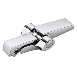 Buy cheap Round Appearance Style Glass Shower Hinge Adjustable Wear Well Optimized for Easy Adjustment and Long Term in Glass Doors from wholesalers
