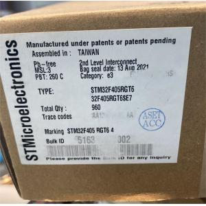 Buy cheap STM32F405RGT6  LQFP64 SMDIntegrated Circuits MCU Controller Microcontrol from wholesalers