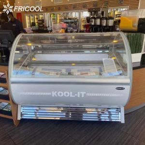 20 Pans Air Cooling System Countertop Gelato Display Case 450L