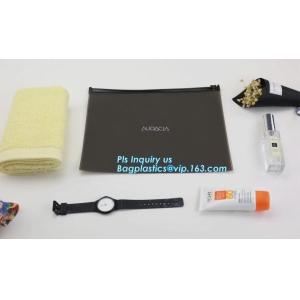 nylon slider zipper pvc cosmetics bag, vinyl toiletry zipper bag pvc slider bag
