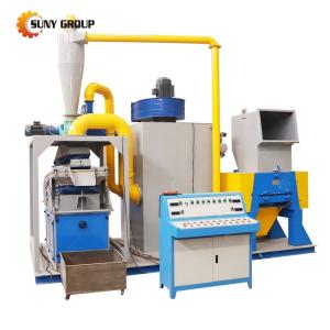 Buy cheap 380V 50Hz 3Phase Copper Wire Crusher Grinding And Separator Recycling Granulator Machine from wholesalers