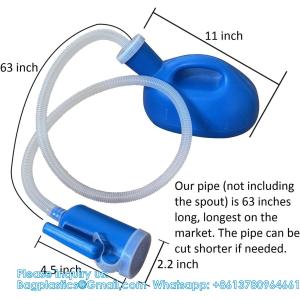 Buy cheap Portable Urinals Spill Proof 2000 Ml 68 Oz Urine Bottles For Men 63" Long Tube Urinals For Men Urine Jug Pipe from wholesalers