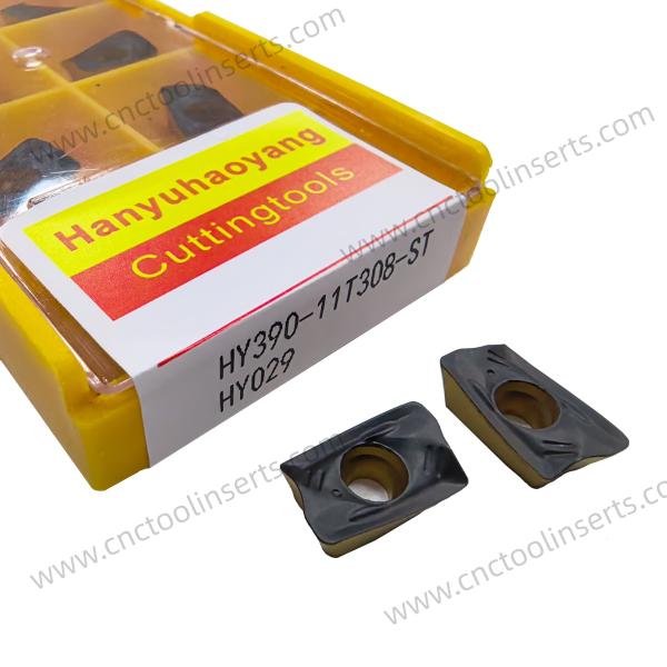Buy cheap CVD-Coated High-Speed CNC Inserts, HYR390-11T308-ST HY029, Suitable for High-Speed and Heavy-Duty Milling Operations from wholesalers
