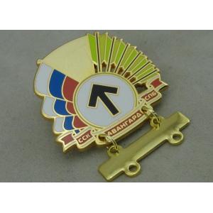 Buy cheap Gold Hard Enamel Army Pin Brass Stamped 1.5 inch With Brooch from wholesalers