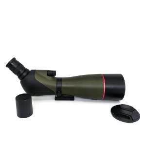 Updated 20-60x80 BAK4 Angled Telescope With Tripod And Carrying Bag And