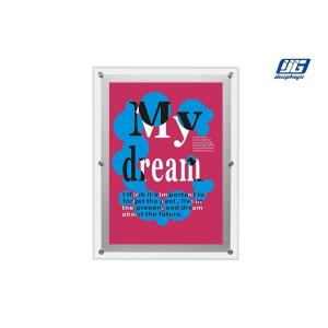 2000lux LED Menu Light Box , CRS Hanging Or Desktop Single Side Crystal Light