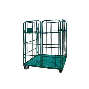 Storage Roller Cage Trolley Folding Metal Logistics Rolling Container Security