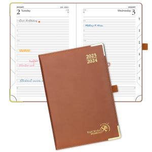 2024 Daily Academic Planner Vertical Layout And Notes Section for School Use