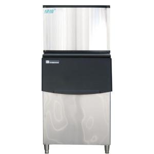 Silver / Black R404a Ice Making Machine With Self Cleaning System